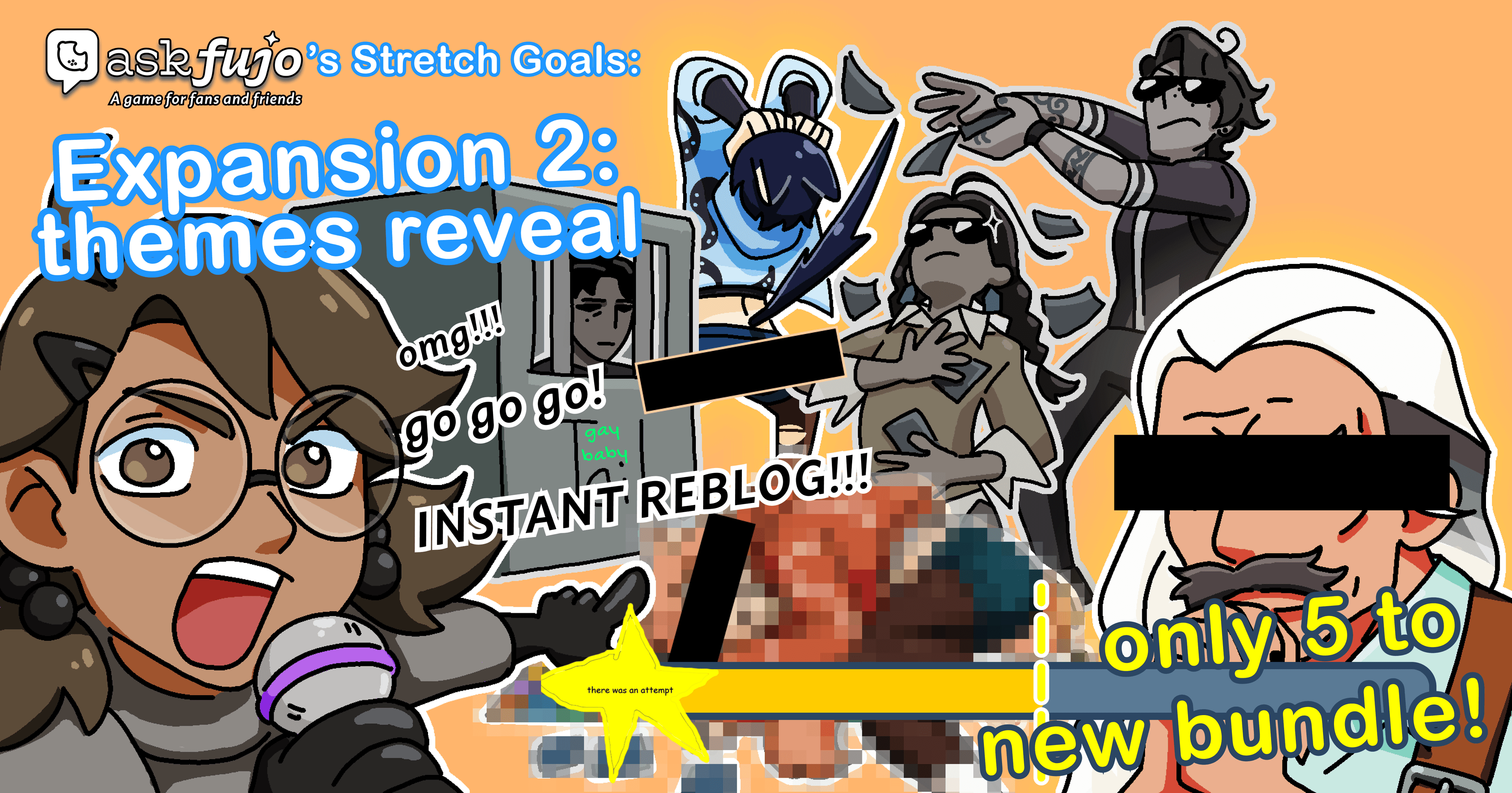 AskFujo's Stretch Goals: Expansion 2 themes reveal, only 5 to new bundle!