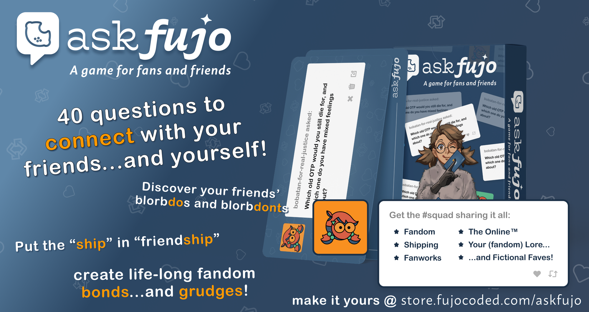 AskFujo — A game for fans and friends 💖💌 | The FujoCoded Store